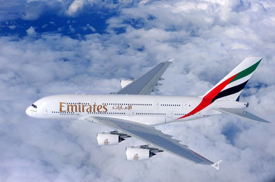 Emirates-A380-Aircraft-In-Flight
