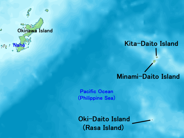 Daito islands en