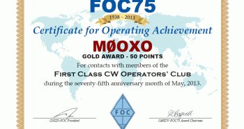 FOC 75 Award